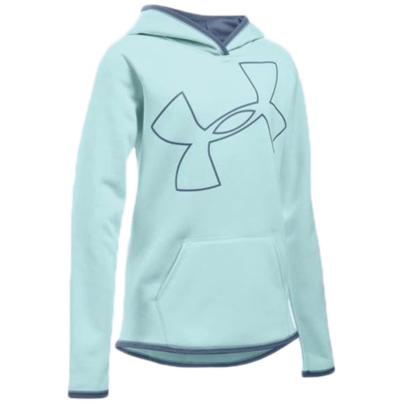 baby blue under armour hoodie